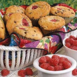 Raspberry Chocolate Chip Muffins