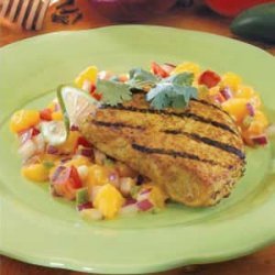 Pork Chops with Mango Relish