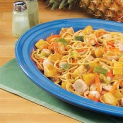 Pineapple Chicken Lo Mein