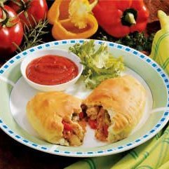 Sausage Pepper Calzones