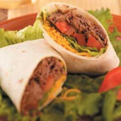 Green Chili Beef Burritos