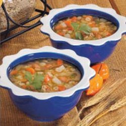 Mexican Bean Barley Soup