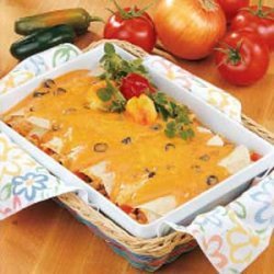 Beef 'n' Bean Enchiladas