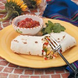 Sweet Pepper Burritos