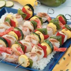 Herbed Seafood Skewers