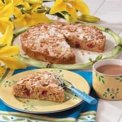 Makeover Almond Rhubarb Coffee Cake