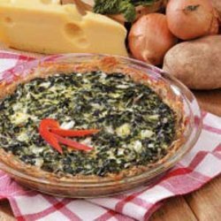 Potato Spinach Pie