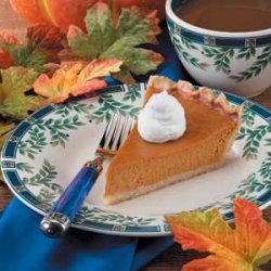 Baked Maple Pumpkin Pie