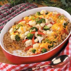 Brown Rice Vegetable Casserole