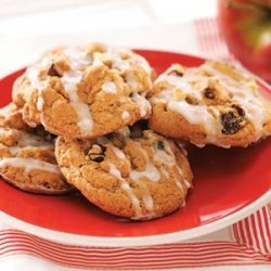 Vanilla-Glazed Apple Cookies