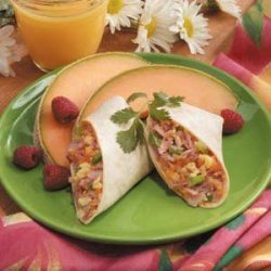 Ham n Egg Breakfast Wrap