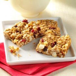 White Chip Cranberry Granola Bars