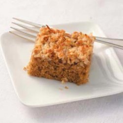 Oatmeal Cake with Broiled Frosting