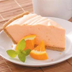 Velvety Orange Gelatin Pie