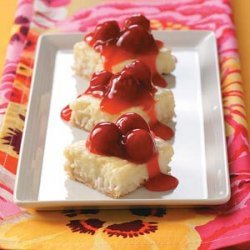 Coconut-Cherry Cream Squares