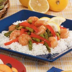 Lemony Shrimp 'n' Asparagus