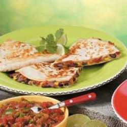 Bean 'N' Beef Quesadillas