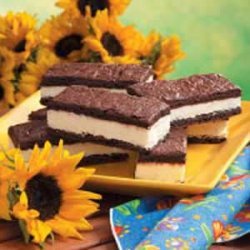 Frozen Mousse Brownie Sandwiches