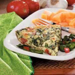 Blue Cheese Spinach Frittata