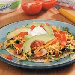 Refried Bean Tostadas