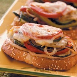 Open-Faced Veggie Sandwiches