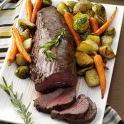 Beef Tenderloin with Roasted Vegetables