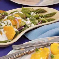 Herb-Dressed Asparagus Orange Salad