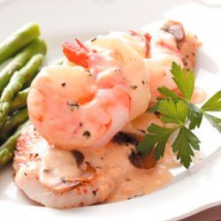 Sole with Shrimp Sauce