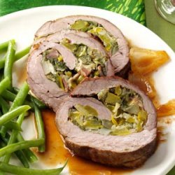 Vegetable Stuffed Flank Steak