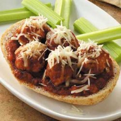 Open-Faced Meatball Sandwiches