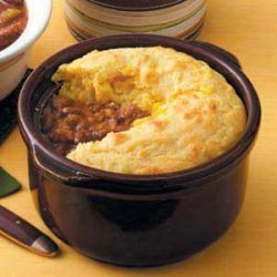 Chili with Corn Bread Topping