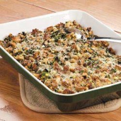 Sausage Spinach Bake