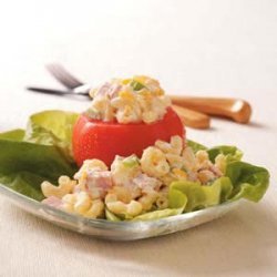 Macaroni Salad Tomato Cups