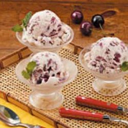 Cherry Cream Cheese Ice Cream