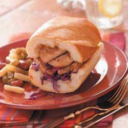 Pork Cabbage Sandwiches