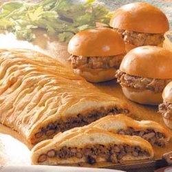 Beef 'n' Bean Braid