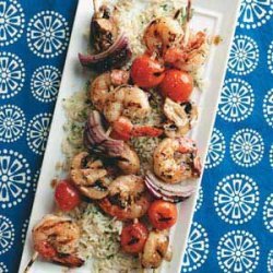 Skewered Shrimp & Vegetables