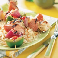 Kielbasa Chicken Kabobs