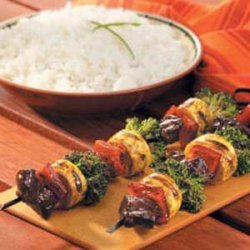 Beef Stir-Fry on a Stick