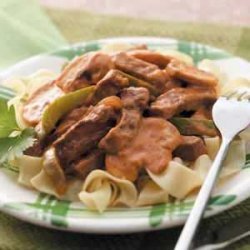 Paprika Beef Stroganoff