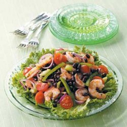 Black Bean Shrimp Salad