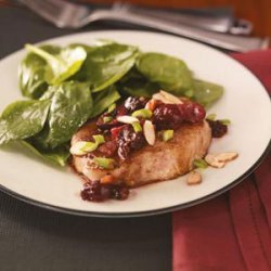 Pork Chops with Chipotle Cherry Glaze