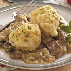 Steak Strips with Dumplings