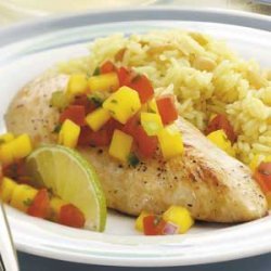 Chicken with Mango Salsa