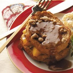 Peach-Stuffed French Toast