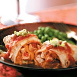 Baked Chicken Chimichangas