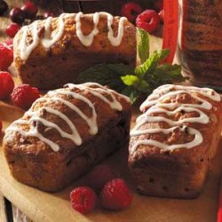 Raspberry-Pecan Mini Loaves