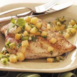 Chicken Breasts with Melon Relish