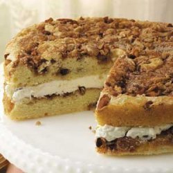 Cream-Filled Cinnamon Coffee Cake