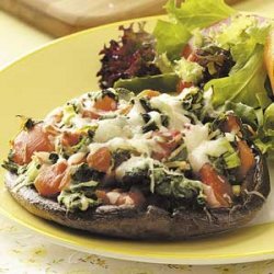 Spinach-Stuffed Portobellos